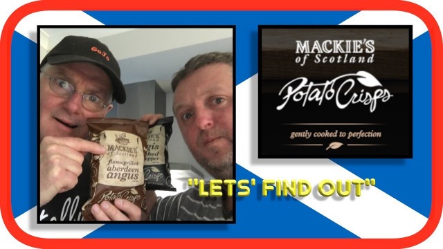 'Mackie\'s Crisps | Australian Guys Taste Scottish Food | Angus & Haggis Crisps'