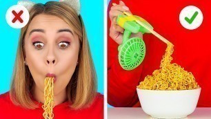 'GENIUS HACKS FOR LAZY PEOPLE || Easy Funny Food Hacks and TikTok Tricks by 123 GO! FOOD'