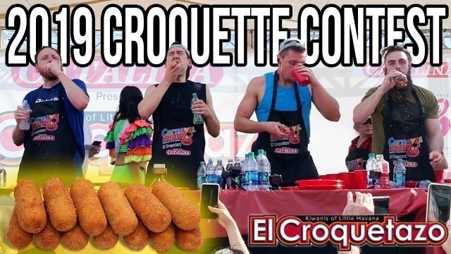 'CROQUETTE EATING CONTEST FT BEARD MEATS FOOD JOEY CHESTNUT MATT HAZZARD BADLANDS GEORGE CHIGER'