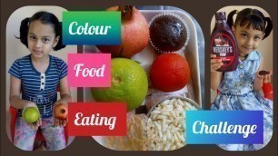 'Colour Food Eating Challenge by Active Kids/ Enjoying colour food challenge'