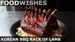 'Korean Barbecued Rack of Lamb - Food Wishes'