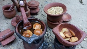 'Tiny Poori|World\'s Smallest Poori Recepie|Tiny Foods Safari|Tiny Village Foods|Village Foods Safari'