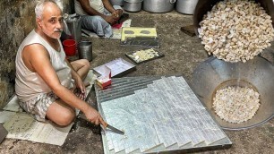 'HUGE Kaju Katli Making