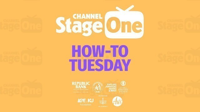 'Channel StageONE: How-To Tie Dye'