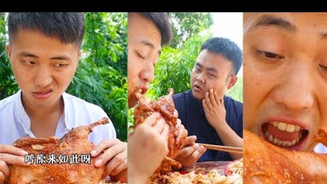 '(Chinese Food)Amazing chicken eating competition EP1