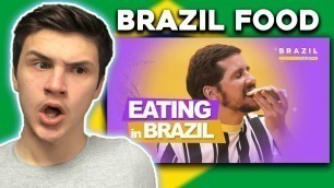 'Brazilian Food ! Eating In Brazil |