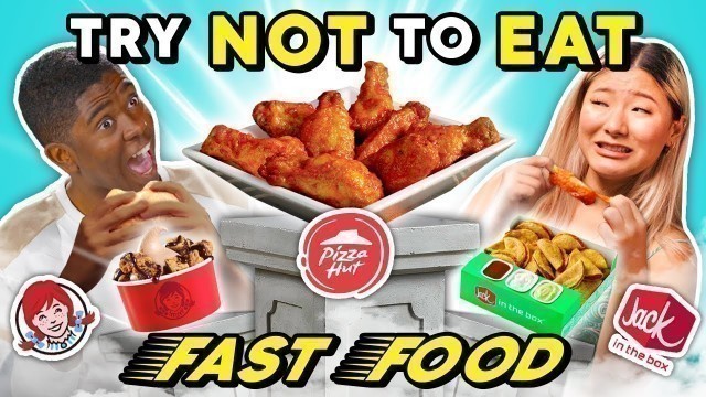 'Try To Resist Eating New Fast Food Menu Items | People Vs. Food (Wendy\'s, Pizza Hut)'