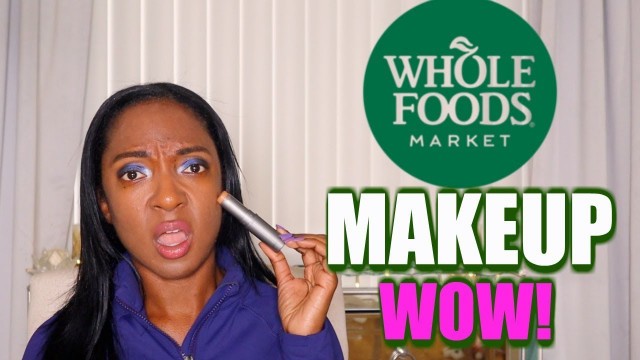 'Trying Whole Foods Makeup for the 1st Time | NikkiBeautybliss'