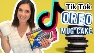 We Tried the Oreo Mug Cake | 2-Ingredient TikTok Dessert Recipe + Taste Taste | MyRecipes