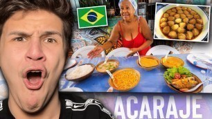 'AFRO PART OF BRAZIL - Afro-Brazilian Street Food (Acarajé, Salvador) |