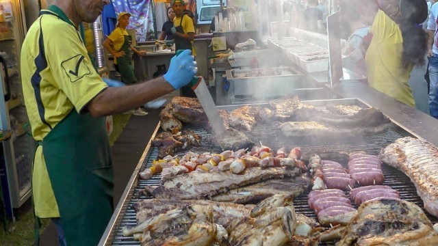 'Brazil Street Food. Great BBQ with Ribs, Sausages, Skewers and More'