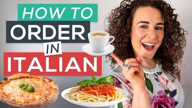 'How to Order Food and Drinks in Italian [Italian for Beginners]'