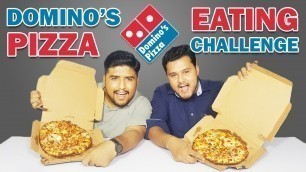 '2 Large Domino\'s Pizza Challenge | Pizza Eating Challenge | Food Challenges | Yummy Dare'