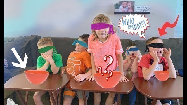 'BLINDFOLDED FOOD CHALLENGE - JesssKids Edition'