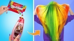 '10 Funny Skittles Pranks and Life Hacks'