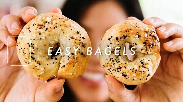 BAGEL RECIPE (No Yeast!) 5 INGREDIENT Bagels at Home | COOK WITH ME episode 11