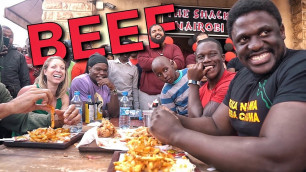 'Full Burger Challenge ft Kenya’s STRONG MAN!'