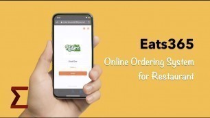 'Eats365 Online Food Ordering System for Restaurant'