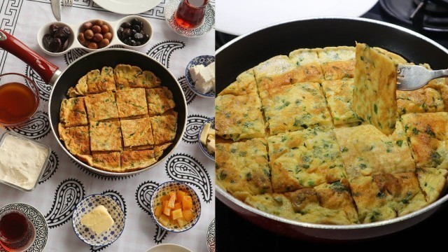 4 Ingredients Turkish ""Kaygana"" (Egg Dish)