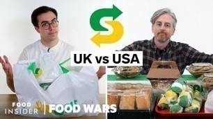 'US vs UK Subway | Food Wars'