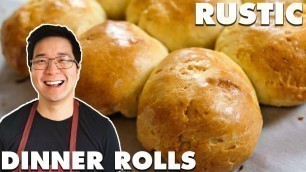 Making Dinner Rolls with only 4 Ingredients (Bread rolls)