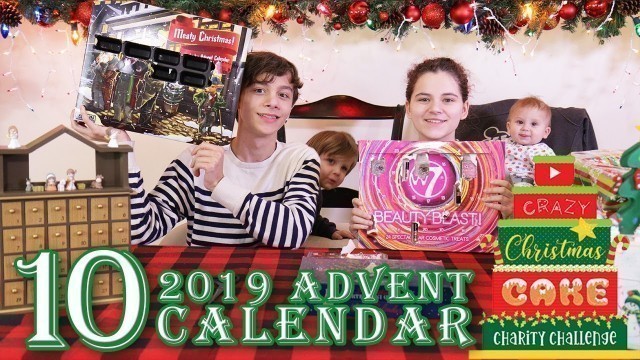 Day 10 2019 Advent Calendar! Christmas Cake Challenge w KittiesMama! #cakefacechallenge