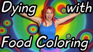 'How to Dye Wool with Food Coloring ~ TTTV Tutorial ~ Dreadlock Transition Method for Wool'