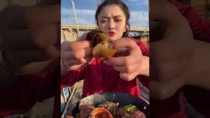 'Eating  Special China food  Part  370'