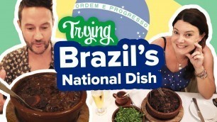 'Foreigners Eating Feijoada in São Paulo. Is it Good? Brazil\'s National Dish 