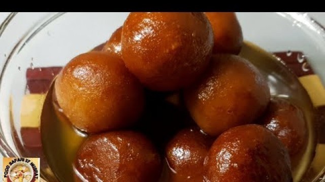 'Gulab jamun recipe / How to make gulab jamun recipe at home/Food Safari by Nusrat'