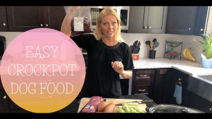 'Easy Crockpot Dog Food'