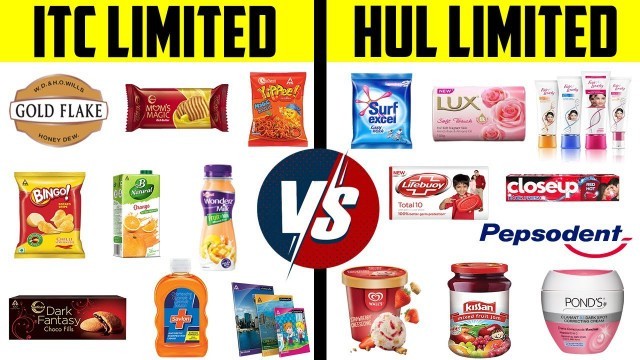 'ITC Limited VS HUL Limited Company Comparison in Hindi |  ITC VS HUL Comparison 2021'