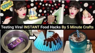 Testing Out Instant Food Hacks By 5 Minute Crafts | *Shocking Results* | Presentation matters