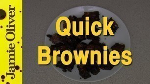 'Jamie Oliver\'s Super-Quick Brownies | EAT IT!'