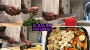 EATING ONE Meal A Day | Alkaline Vegan Dinner