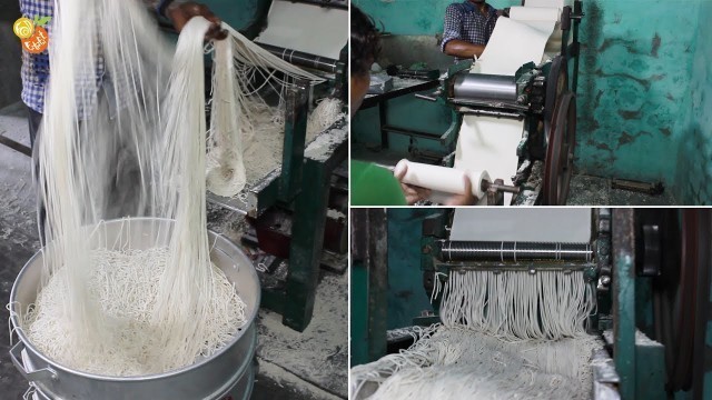 'Raw Noodles Making & Many More - Indian Street Food - Indian Food Factory'