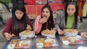 'Bahubali Punjabi Thali Eating Challenge | Big Punjabi Thali Eating Competition | Food Challenge'