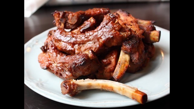 'Boil-n-Bake Baby Back Ribs  - Hot 5-Spice Ribs Recipe Perfect for the Super Bowl!'