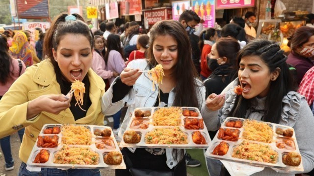 'Chinese Thali Eating Challenge | Chinese Platter Eating Competition | Food Challenge'