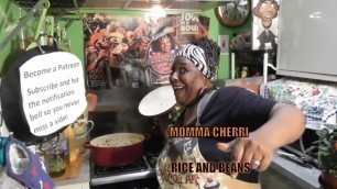 'Momma Cherri\'s soul food Rice and Beans'