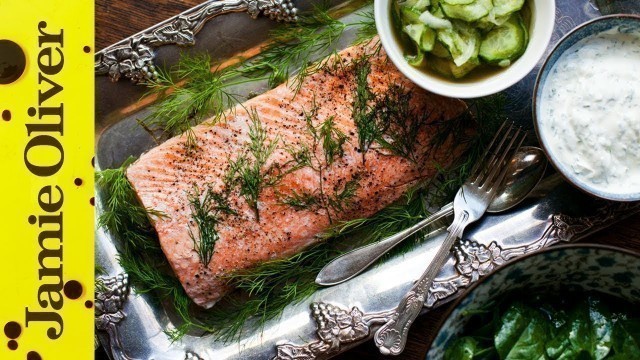 'Donal\'s Perfect Poached Salmon'