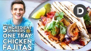 Spicy Chicken Fajitas | 5 INGREDIENT DINNERS