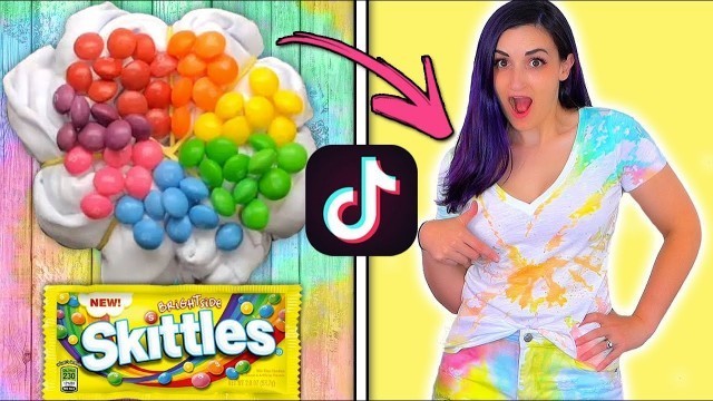 'Testing VIRAL TikTok TIE DYE Food Hacks to See if They Actually Work'