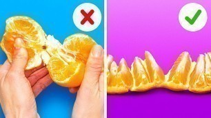 40 CLEVER FOOD HACKS || HOW TO CUT AND PEEL LIKE A PRO