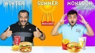 'All Seasons Food Challenge | Mcdonald\'s Food Eating Competition | Eating Challenge | Viwa Food World'