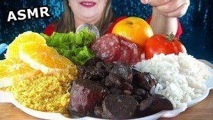 'ASMR FEIJOADA BRAZILIAN FOOD | EATING SOUNDS - MUKBANG'