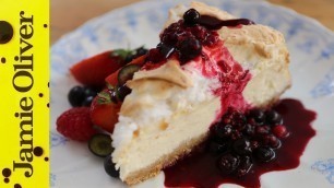 'Jamie Oliver\'s 4th July NYC Cheesecake'