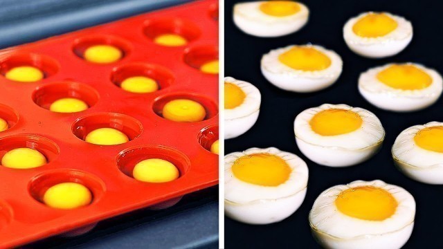 MINI Vs. GIANT Egg Tricks And Recipes || Egg Cooking Hacks