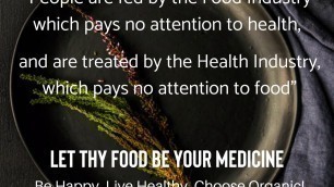 'Let thy food be your medicine'