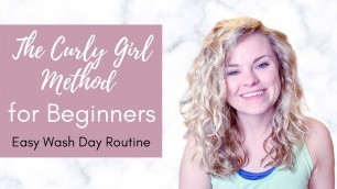 My Curly Girl Method Washday Routine (2b/2c low porosity hair)